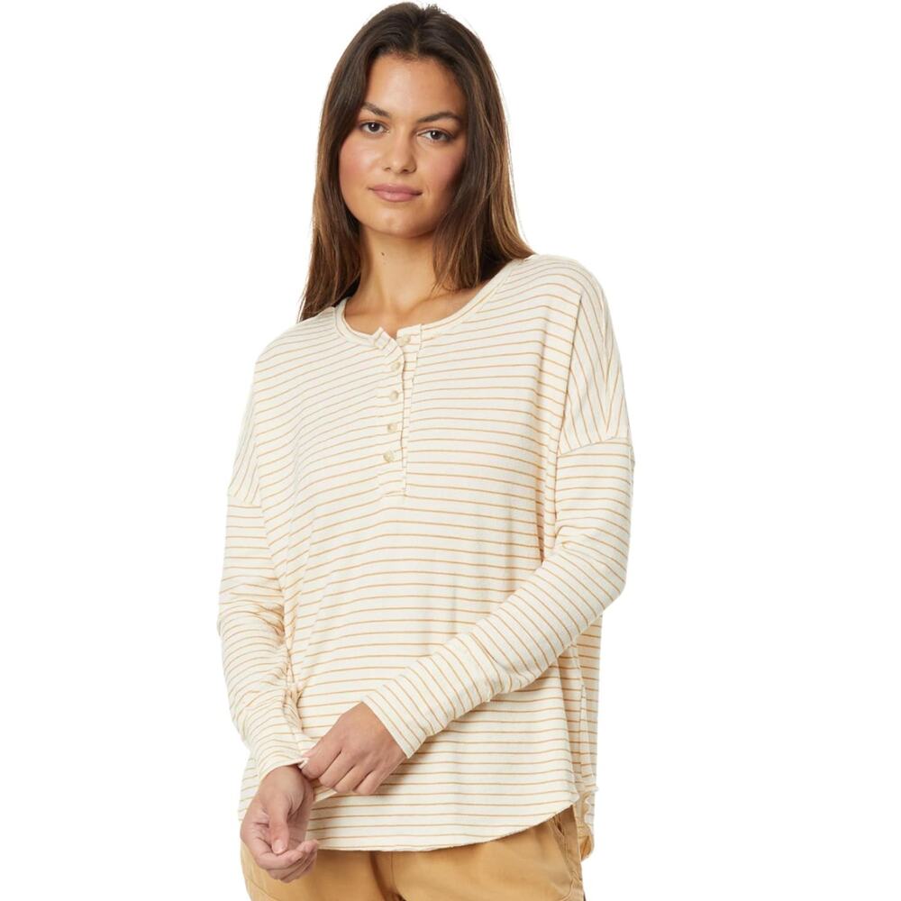 Billabong Coastal Thermal Henley Top White Cap Small